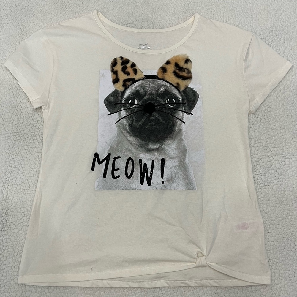 Justice Cream and Brown Cat Clothing